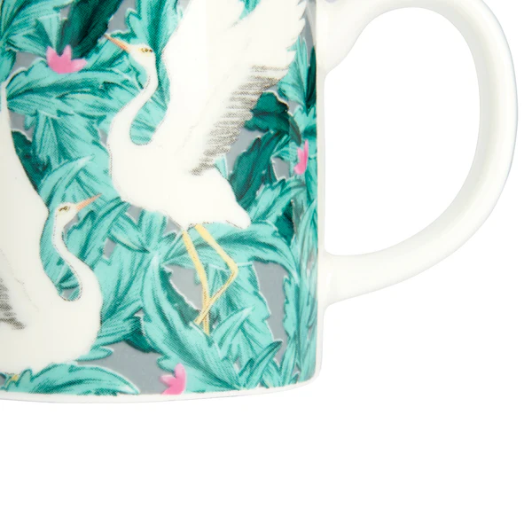 KitchenCraft Espresso Mug Exotic Crane Design KitchenCraft Espresso Mug Exotic Crane Design
