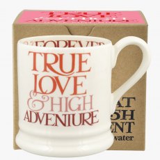 Emma Bridgewater Pink Toast True Love 1/2 Pint Mug Emma Bridgewater Pink Toast True Love 1/2 Pint Mug