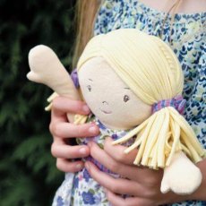 Peggy - Blonde Hair with Lilac & Pink Dress Peggy - Blonde Hair with Lilac & Pink Dress