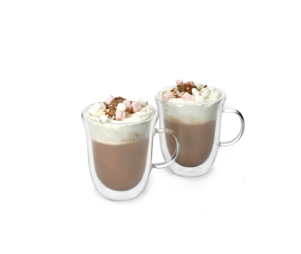 La Cafetière Double Wall Hot Chocolate Glasses - Set of 2, 350 ml La Cafetière Double Wall Hot Chocolate Glasses - Set of 2, 350 ml