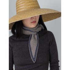 Oats & Rice Bronte Spindle-shaped Knitted Cashmere Scarf Tan Oats & Rice Bronte Spindle-shaped Knitted Cashmere Scarf Tan