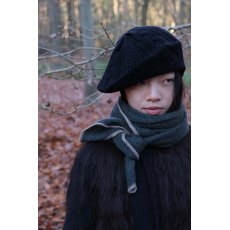 Oats & Rice Austen Spindle-shaped Knitted Cashmere Scarf Emerald Green Oats & Rice Austen Spindle-shaped Knitted Cashmere Scarf Emerald Green