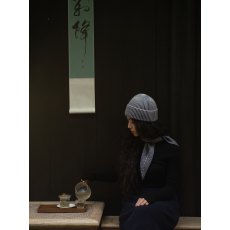 Oats & Rice Seafarer Cashmere Ribbed Beanie Navy Oats & Rice Seafarer Cashmere Ribbed Beanie Navy