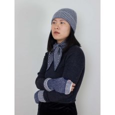 Oats & Rice Marine Cashmere Rib Hand Warmers Navy Oats & Rice Marine Cashmere Rib Hand Warmers Navy