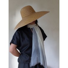 Oats & Rice Hana Dip Dyed Cashmere Shawl Sky Blue Oats & Rice Hana Dip Dyed Cashmere Shawl Sky Blue