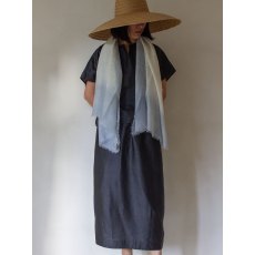 Oats & Rice Hana Dip Dyed Cashmere Shawl Sky Blue Oats & Rice Hana Dip Dyed Cashmere Shawl Sky Blue