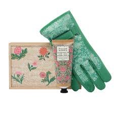 William Morris At Home The Modern Homemaker Gardening Gloves Set In Wooden Box William Morris At Home The Modern Homemaker Gardening Gloves Set In Wooden Box