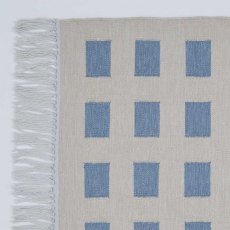 Weaver Green Faro Rug Sky Blue 150x90cm Weaver Green Faro Rug Sky Blue 150x90cm