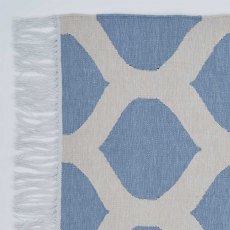Weaver Green Cyrus Rug Sky Blue 150x90cm Weaver Green Cyrus Rug Sky Blue 150x90cm
