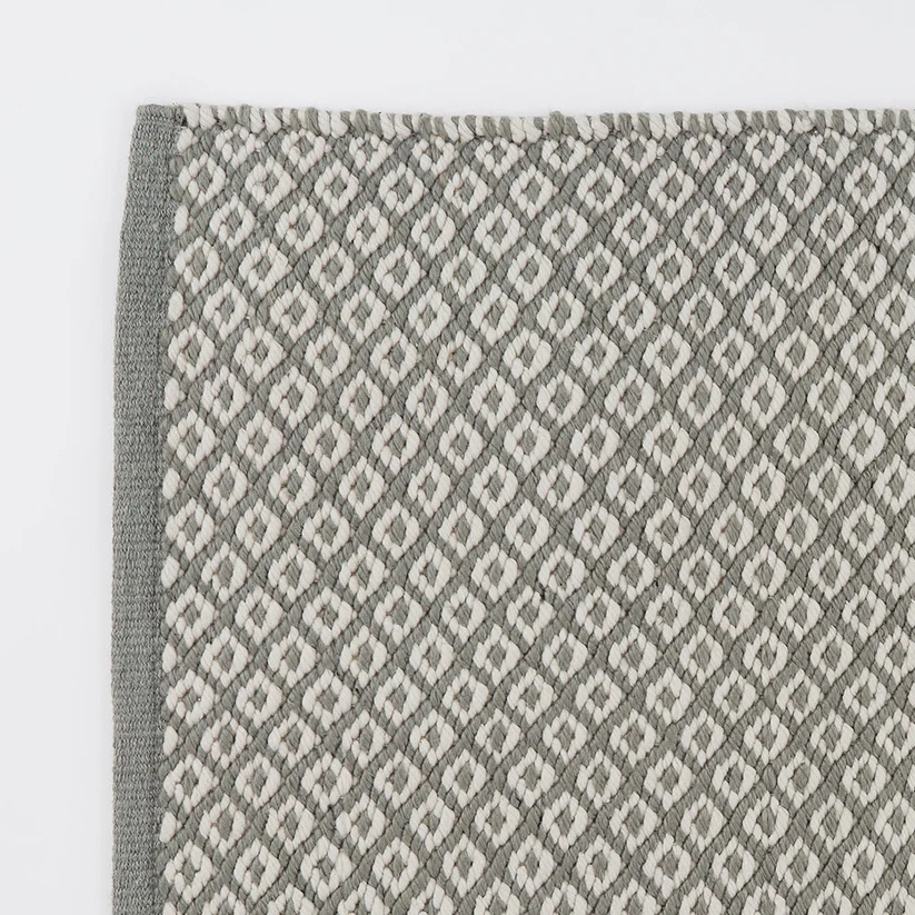 Weaver Green Thistle Rug Dove Grey 90x60cm Weaver Green Thistle Rug Dove Grey 90x60cm
