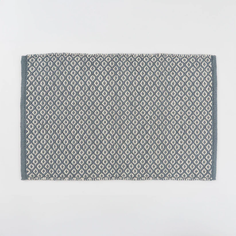 Weaver Green Thistle Rug Sky Blue 90x60cm Weaver Green Thistle Rug Sky Blue 90x60cm