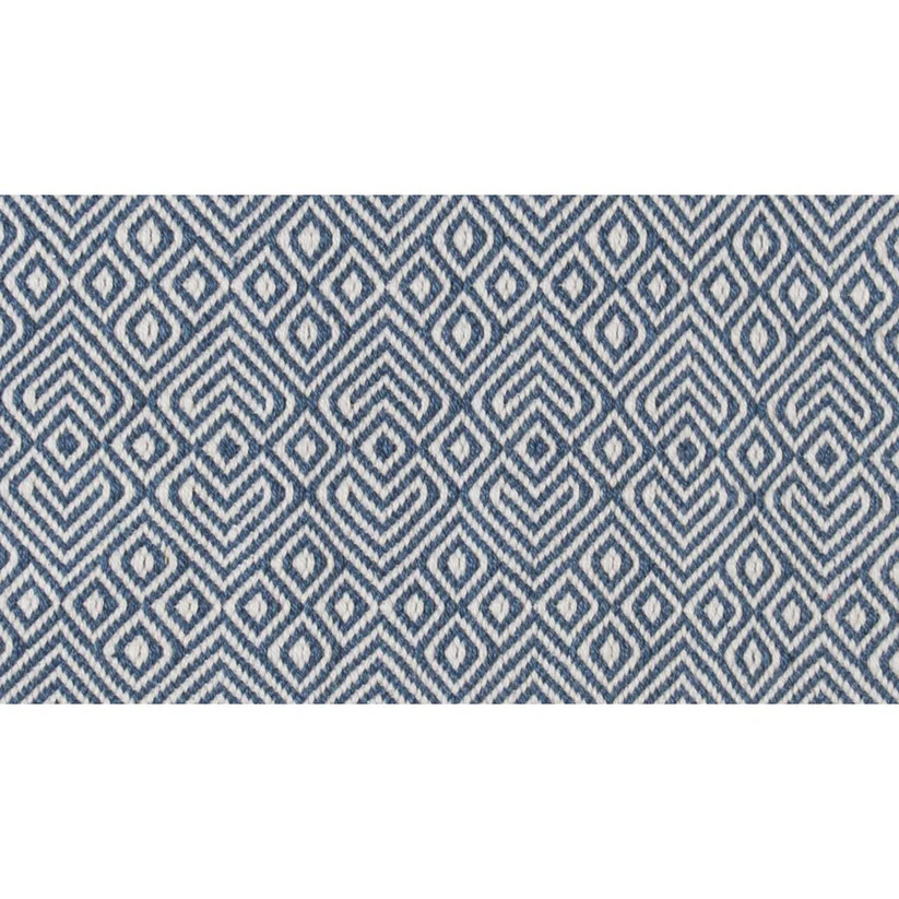 Weaver Green Provence Navy Rug 90x60cm Weaver Green Provence Navy Rug 90x60cm