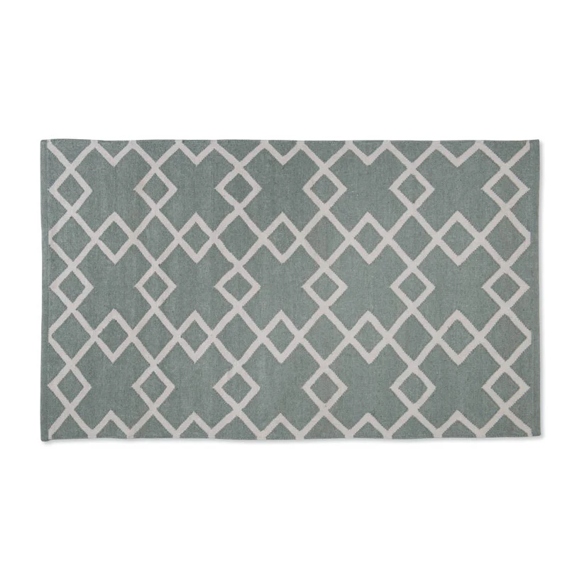 Weaver Green Juno Dove Grey Rug 90x60cm Weaver Green Juno Dove Grey Rug 90x60cm