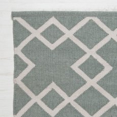 Weaver Green Juno Dove Grey Rug 90x60cm Weaver Green Juno Dove Grey Rug 90x60cm