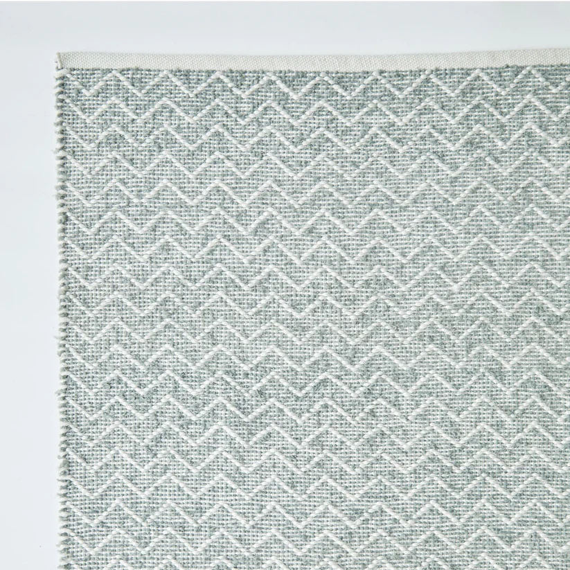 Weaver Green Chenille Dove Grey Rug 90x60cm Weaver Green Chenille Dove Grey Rug 90x60cm