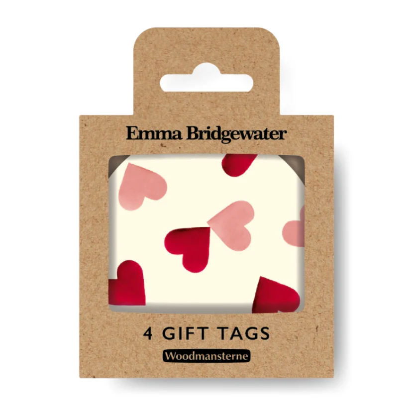 Emma Bridgewater Pink Hearts Tag Multipack Emma Bridgewater Pink Hearts Tag Multipack