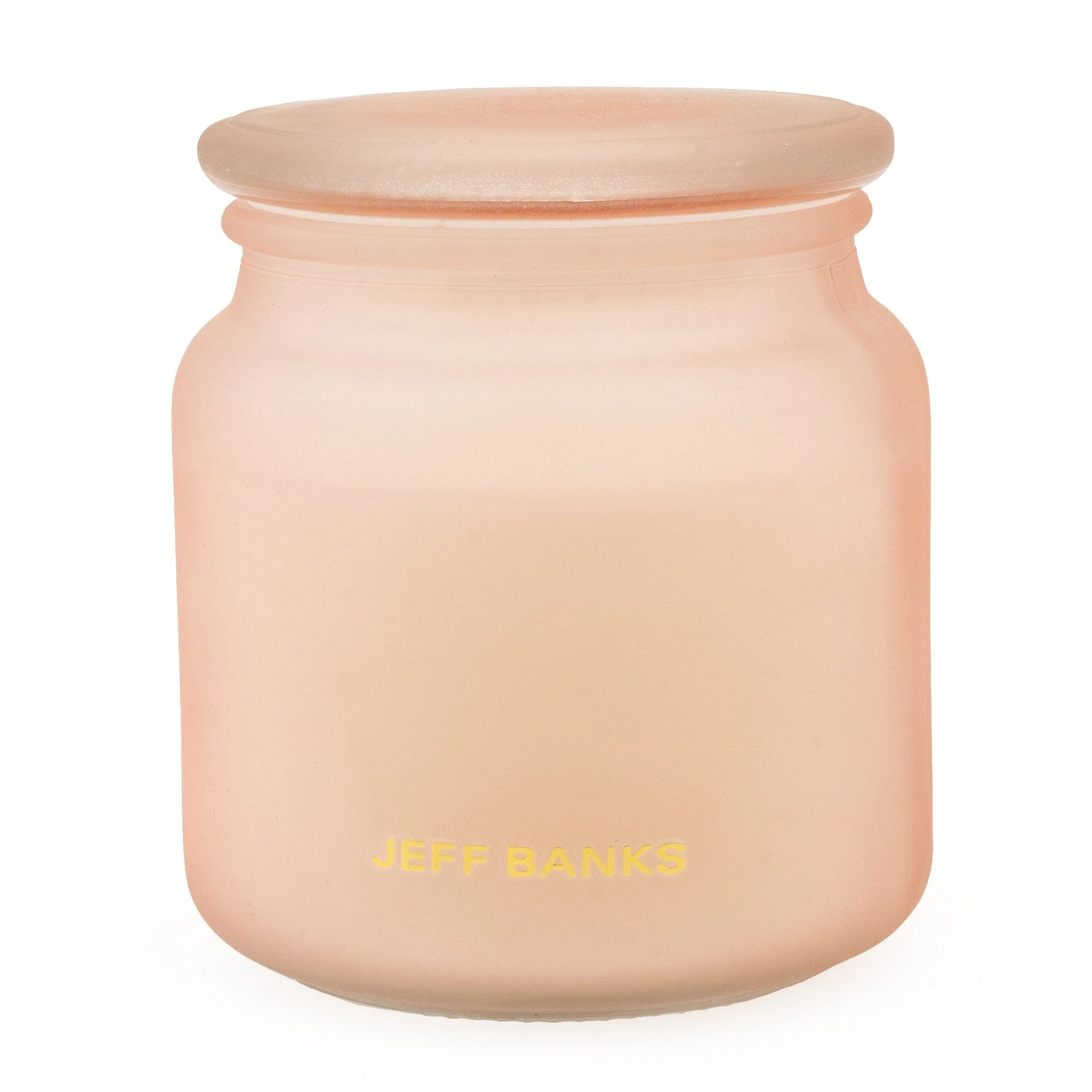Jeff Banks Frosted Candle Pot - Blush Jeff Banks Frosted Candle Pot - Blush