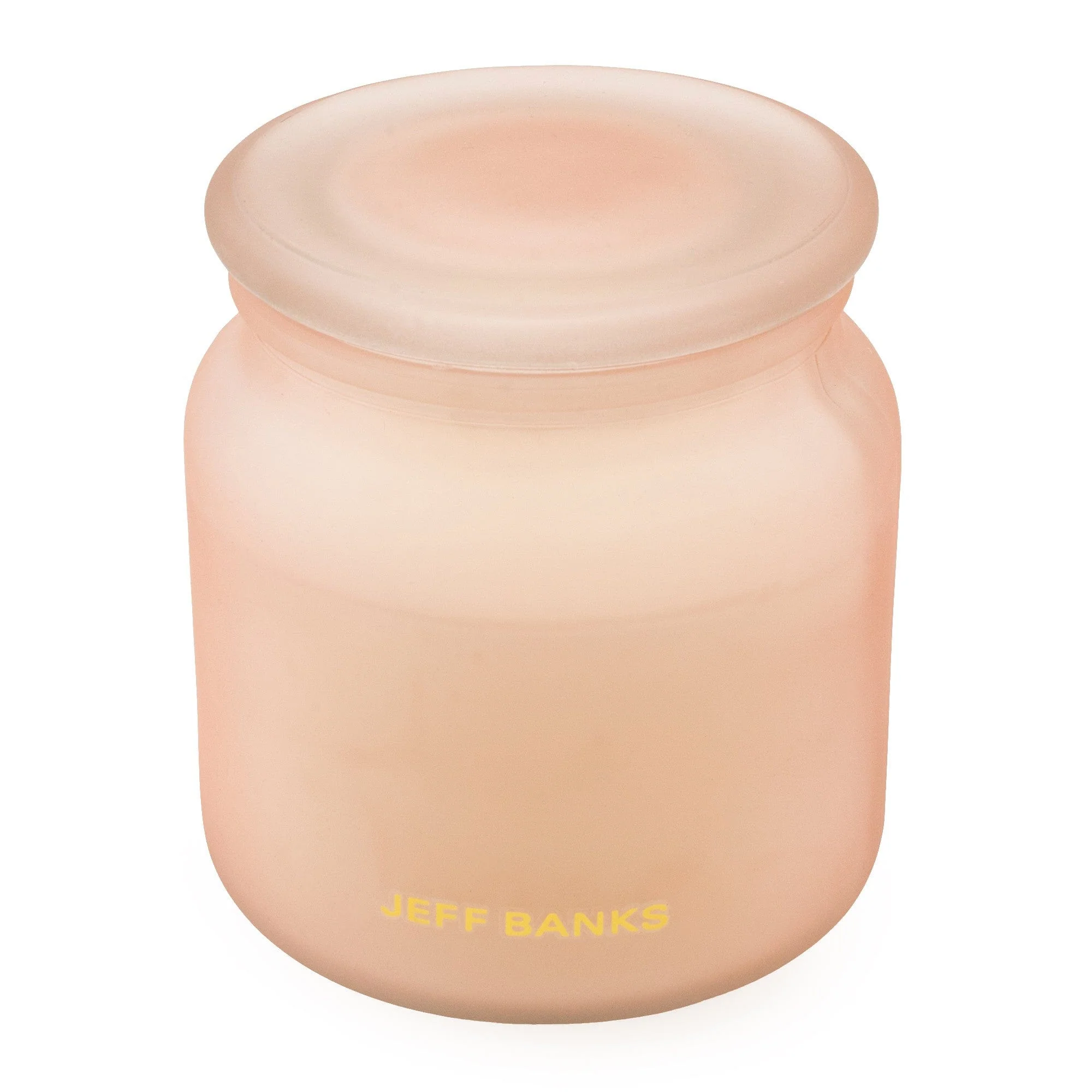 Jeff Banks Frosted Candle Pot - Blush Jeff Banks Frosted Candle Pot - Blush
