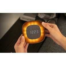 Gingko Lumos Clock - Square Walnut Gingko Lumos Clock - Square Walnut