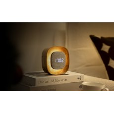 Gingko Lumos Clock - Square White Ash Gingko Lumos Clock - Square White Ash