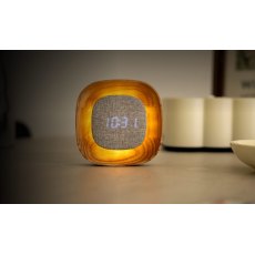 Gingko Lumos Clock - Square White Ash Gingko Lumos Clock - Square White Ash