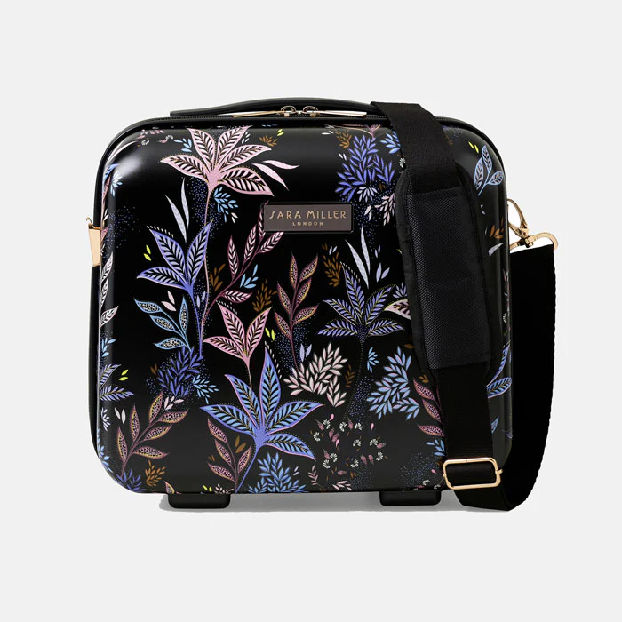 Sara Miller Vanity Case - Black Botanic Sara Miller Vanity Case - Black Botanic