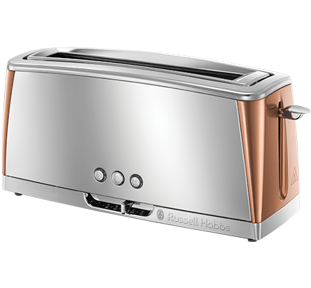 Russell Hobbs Luna Toaster 2 Slice Long Slot - Copper Russell Hobbs Luna Toaster 2 Slice Long Slot - Copper