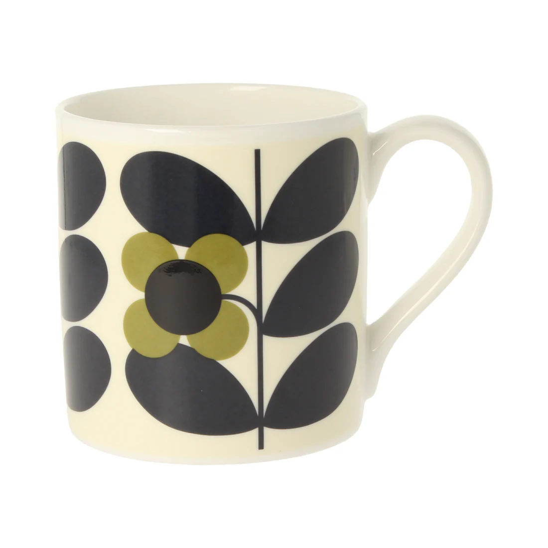 Orla Kiely Stem Bloom Green Mug 350ml Orla Kiely Stem Bloom Green Mug 350ml