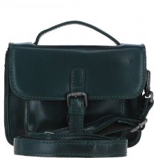 Ashwood Leather Mini Crossbody Satchel Bag - Green P-61 Ashwood Leather Mini Crossbody Satchel Bag - Green P-61