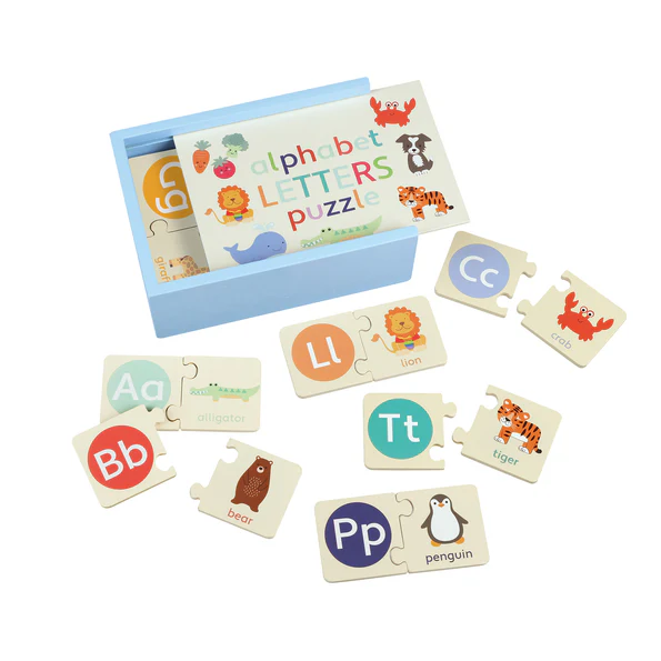 Orange Tree Toys Animal Alphabet Puzzle In A Box Orange Tree Toys Animal Alphabet Puzzle In A Box