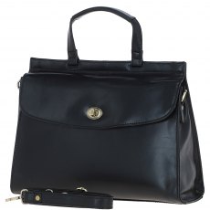 Ashwood Leather Large Grab Bag Black V84 Ashwood Leather Large Grab Bag Black V84