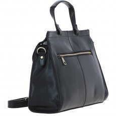 Ashwood Leather Large Grab Bag Black V84 Ashwood Leather Large Grab Bag Black V84