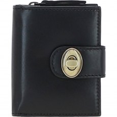 Ashwood Leather Lock Purse Black V90 Ashwood Leather Lock Purse Black V90