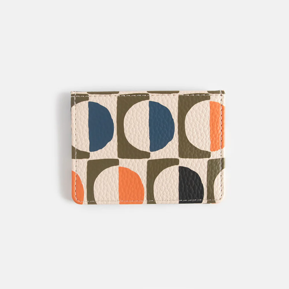 Caroline Gardner Geo Circles Card Holder Wallet Caroline Gardner Geo Circles Card Holder Wallet