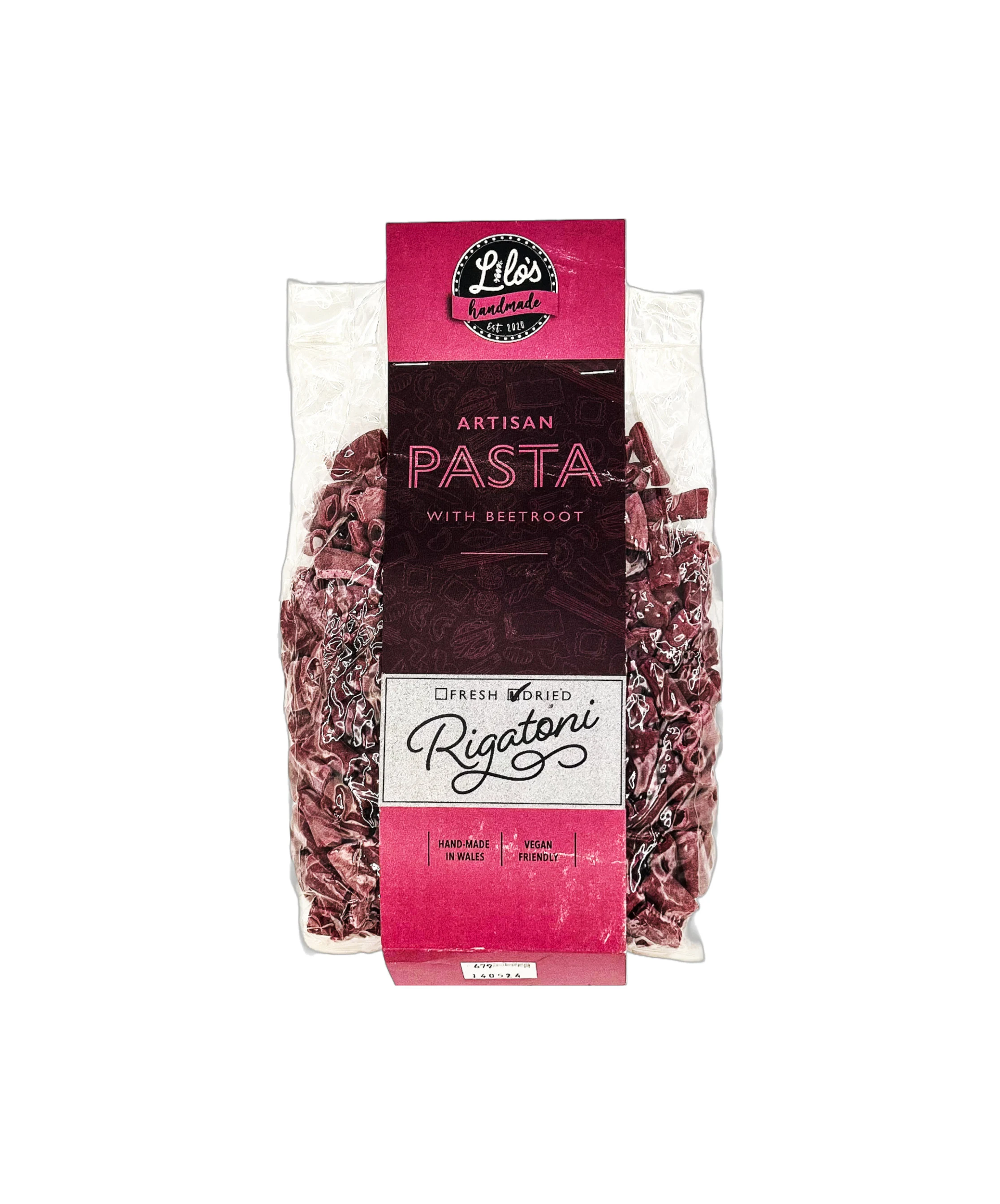 Lilo's Handmade Beetroot Pasta 500g Lilo's Handmade Beetroot Pasta 500g