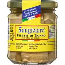 Sangiolaro White Tuna Fillets in Olive Oil 200g Sangiolaro White Tuna Fillets in Olive Oil 200g