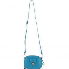 Ashwood Leather Compact Crossbody Bag with Twist Lock & Adjustable Strap - Turquoise Y-53 Ashwood Leather Compact Crossbody Bag with Twist Lock & Adjustable Strap - Turquoise Y-53
