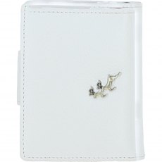 Ashwood Leather Twist Lock Purse - White Y-60 Ashwood Leather Twist Lock Purse - White Y-60