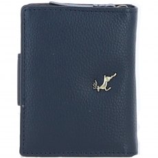 Ashwood Leather Twist Lock Purse - Navy Y-60 Ashwood Leather Twist Lock Purse - Navy Y-60