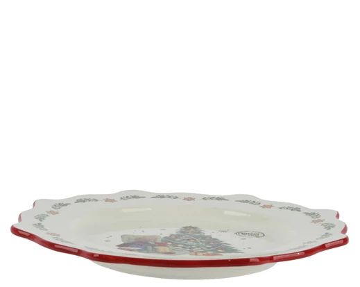 Bear & Christmas Tree Dinner Plate Bear & Christmas Tree Dinner Plate