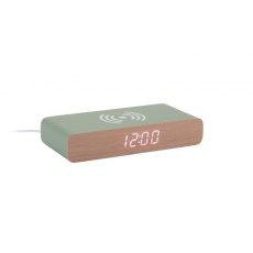 Karlsson Alarm Clock Retro Flat LED - Jungle Green Karlsson Alarm Clock Retro Flat LED - Jungle Green
