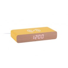 Karlsson Alarm Clock Retro Flat LED - Bright Yellow Karlsson Alarm Clock Retro Flat LED - Bright Yellow