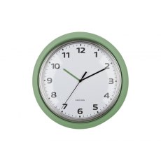 Karlsson Wall Clock Modern Retro - Jungle Green Karlsson Wall Clock Modern Retro - Jungle Green