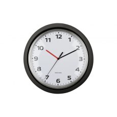Karlsson Wall Clock Modern Retro - Black Karlsson Wall Clock Modern Retro - Black