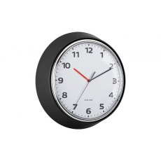Karlsson Wall Clock Modern Retro - Black Karlsson Wall Clock Modern Retro - Black