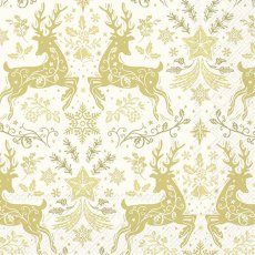 IHR Napkins Christmas Ornaments Gold IHR Napkins Christmas Ornaments Gold