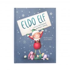 Jellycat Eldo Elf & The Patchwork Bashful Bunny Book Jellycat Eldo Elf & The Patchwork Bashful Bunny Book