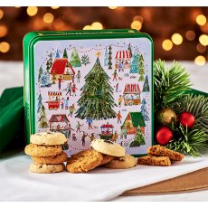 Grandma Wild's Embossed Christmas Village Market Tin 200g Grandma Wild's Embossed Christmas Village Market Tin 200g