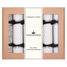 Celebration Crackers Monochrome Chic Handmade 12" Luxury Crackers - 6 Pack Celebration Crackers Monochrome Chic Handmade 12" Luxury Crackers - 6 Pack