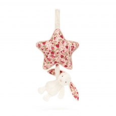 Jellycat Blossom Cream Bunny Berry Musical Pull Jellycat Blossom Cream Bunny Berry Musical Pull